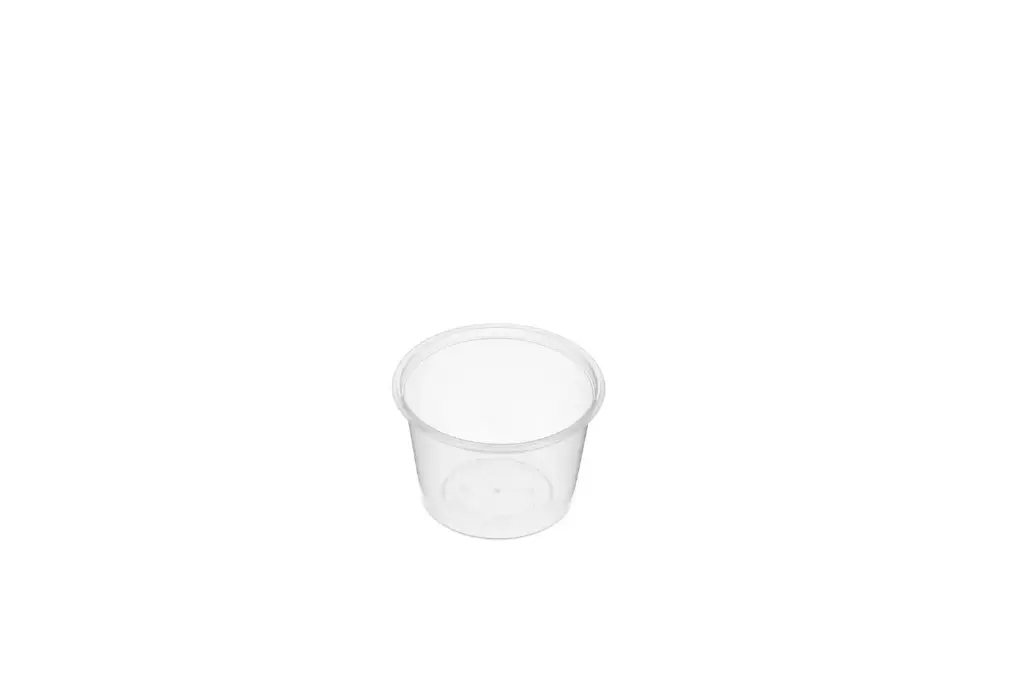 100ml Round Sauce Container Natural