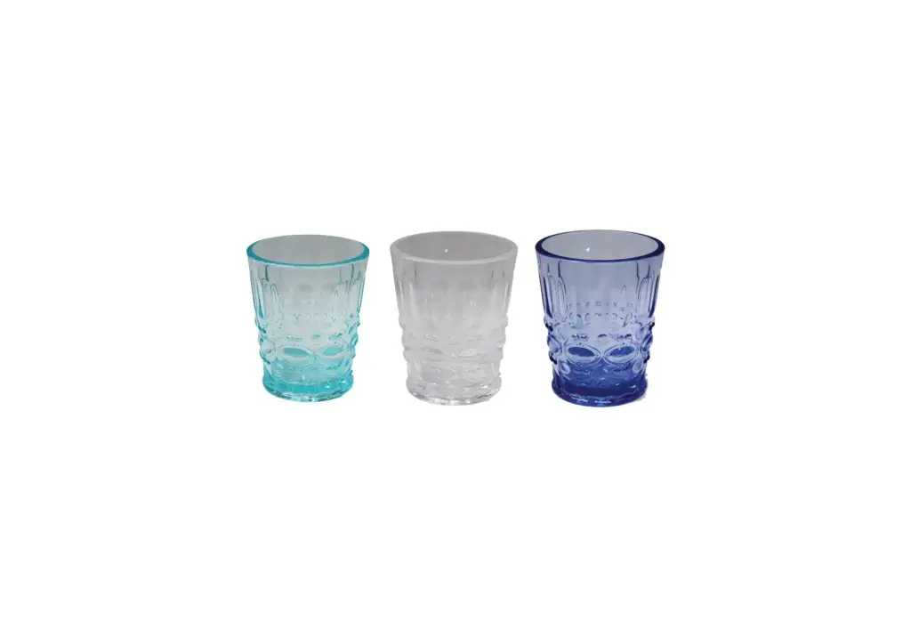 [EMBWHISKEY] 110ml Reusable Embossed Whiskey Tumbler Pk1