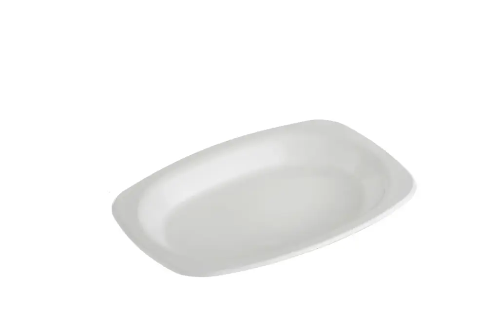 160 x 230 Oval Plate Small White