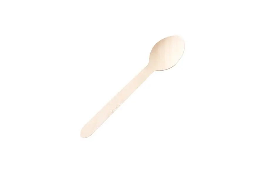 [WDSPOON24] 160mm FSC Wood Spoon Pk24