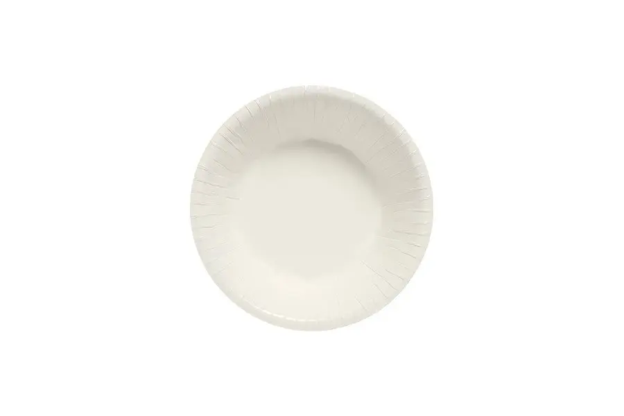 180mm FSC Round White Paper Bowl Pk15
