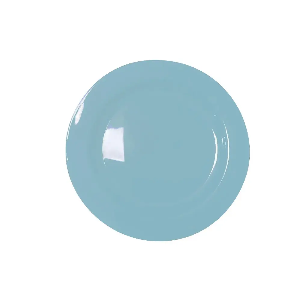 180mm Reusable Snack Plate Turquoise Pk10