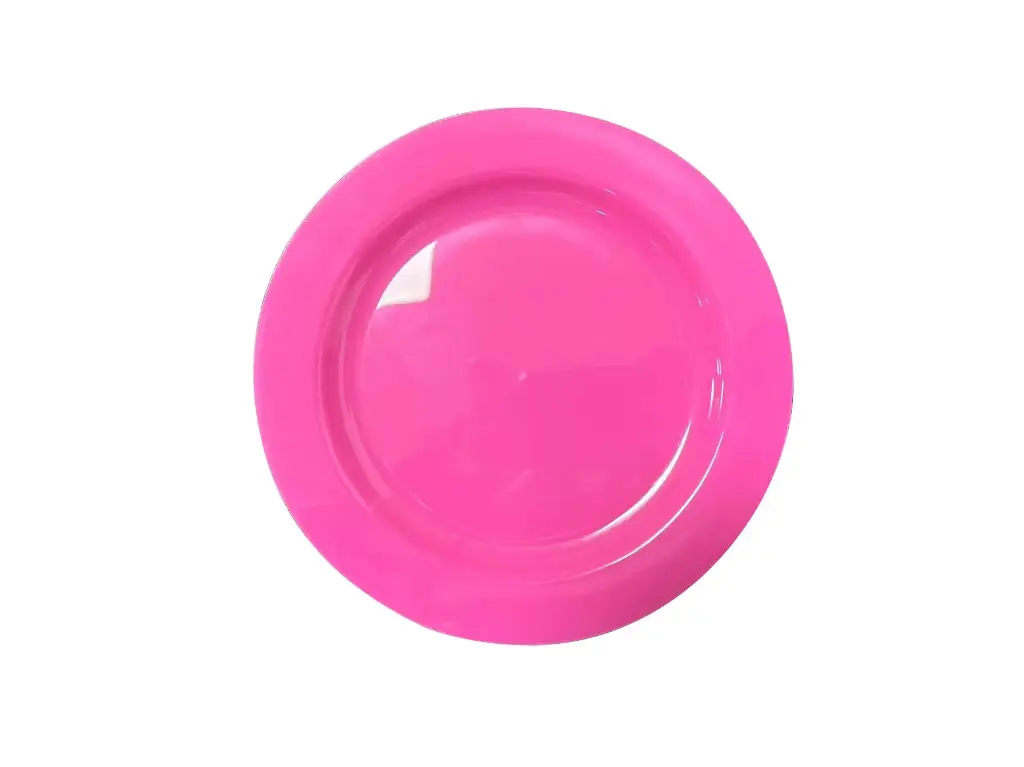 230mm Reusable Dinner Plate Pink Pk10