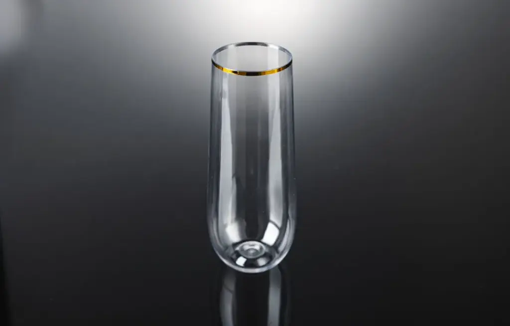 250ml Stemless Champagne Glass Gold Pk4