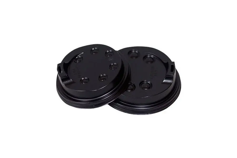[VC60] 250ml/8oz Black Coffee Cup Lid Pk50