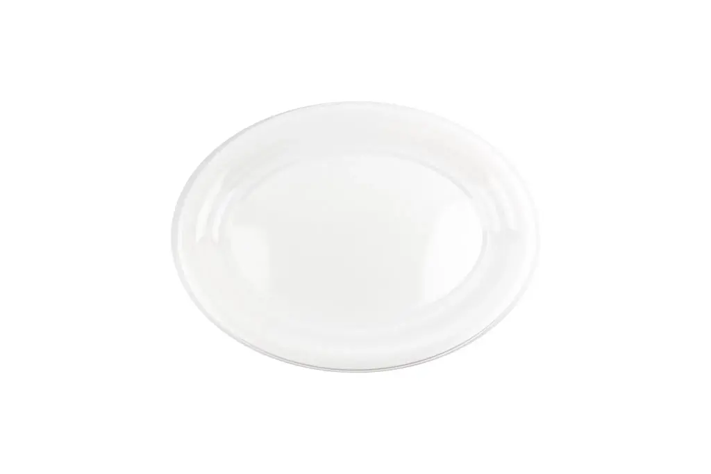 [PP8937] 275mm x 390mm White Oval Tray Pk3
