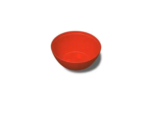 400ml Reusable Bowl Red Pk10