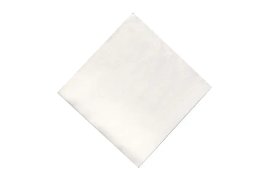 400mm x 400mm White 2ply Dinner Napkins Pk30