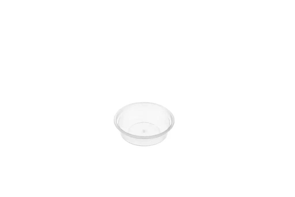 [RB40] 40ml Round Sauce Container Natural