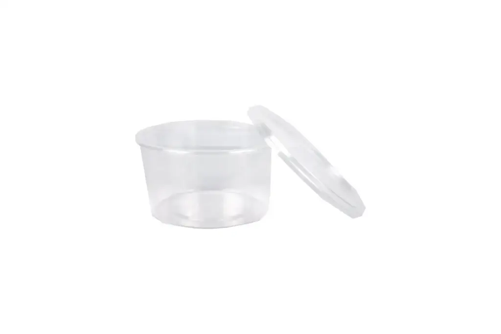 [AWR440/6] 440ml Round Plastic Disposable Container Pk6