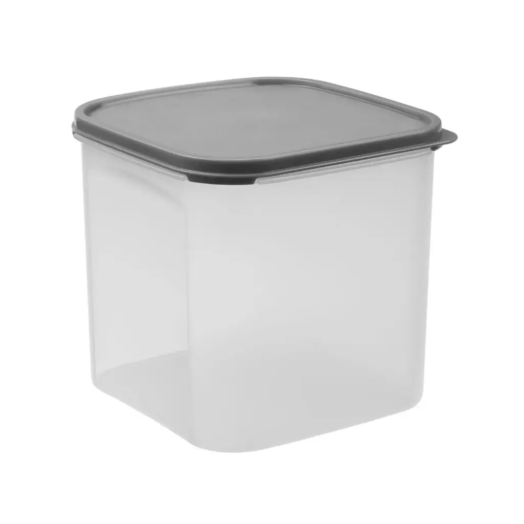 4L Dry Food Container w/Black Lid Pk1