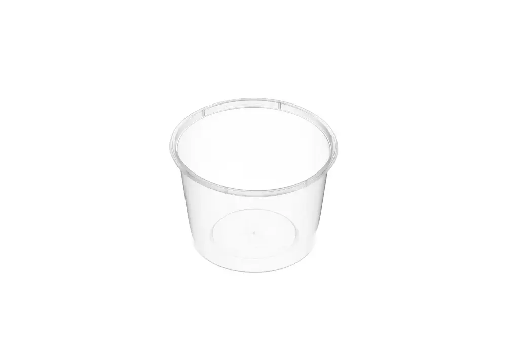 600ml Round Container Natural