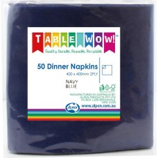 [380243.0] Dark Blue Dinner Napkin 40X40cm 2Ply P50