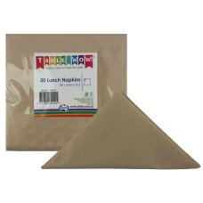 Kraft Lunch Napkin 33X33cm 2ply P50