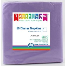 Lavender Dinner Napkin 40X40cm 2Ply P50
