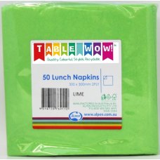 [380122.0] Lime Lunch Napkin 33X33cm 2ply P50