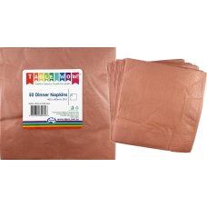 Metallic Rose Gold Dinner Napkin 40X40cm 2Ply P50