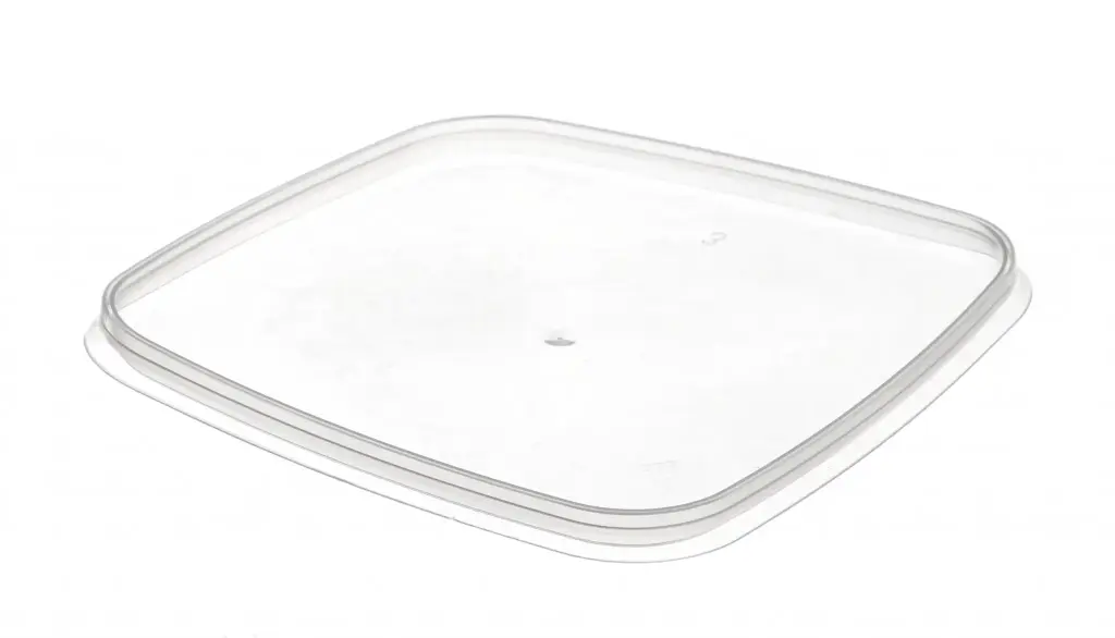 [TES128LID] Tamper Evident Lid – Square (128mm)
