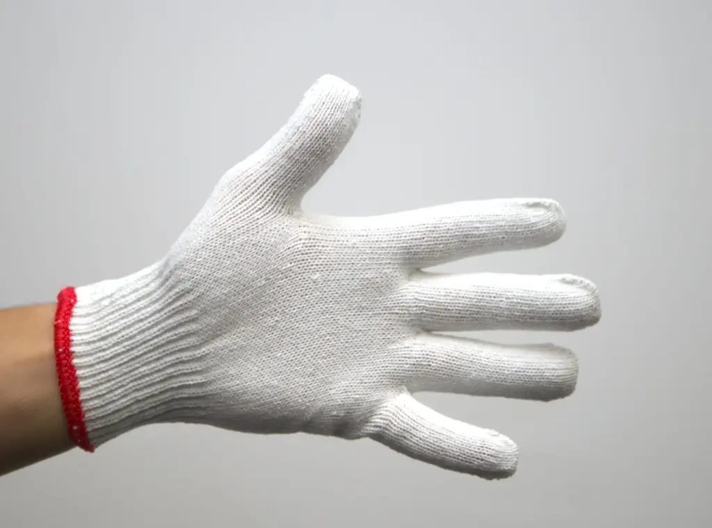 HandCare White Plain Poly Cotton Glove 240 pairs/ctn - Ladies-Carton