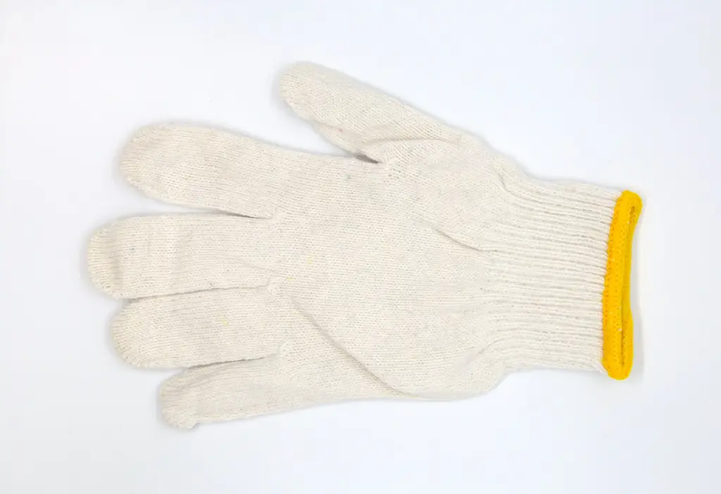HandCare White Poly Cotton Gloves - Mens-Carton
