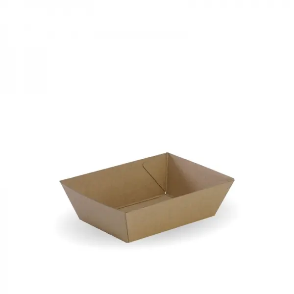 [WOW-#1-TRAY] 500 #1 KRAFT CORRUGATED FOOD TRAY 131*91*50