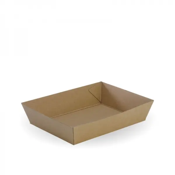 [WOW-#3-TRAY] 300 #3 KRAFT CORRUGATED FOOD TRAY 180*134*45