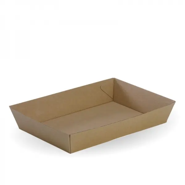 [WOW-#4-TRAY] 250 #4 KRAFT CORRUGATED FOOD TRAY 152*225*45