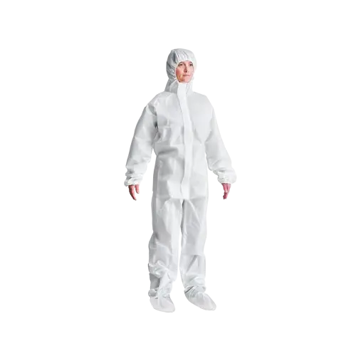Disp Coverall PP WHITE LARGE