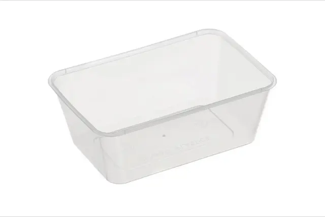 [REG900] G900ml Rectangular Container Natural