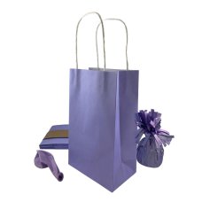 PARTYBAG PAPER PAS LAVENDR PK5