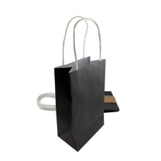 PARTYBAG PAPER BLACK PK5