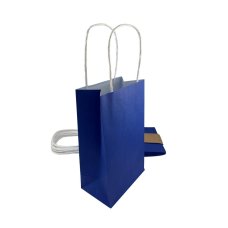 PARTYBAG PAPER NAVY BLUE PK5