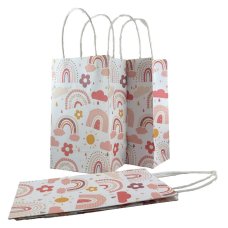 PARTYBAG PAPER BOHO R/BOW PK5