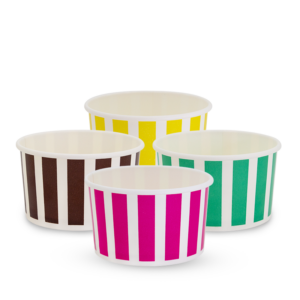 5oz Candy Stripe Ice Cream Paper Cup
