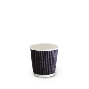 4oz Triple Wall Hot Cup - Black