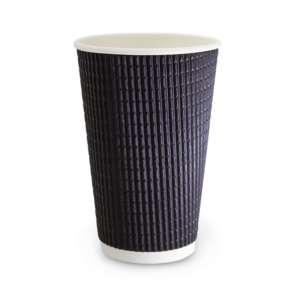 16oz Triple Wall Hot Cup - Black