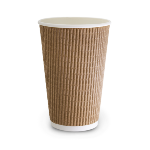 16oz Triple Wall Hot Cup - Brown
