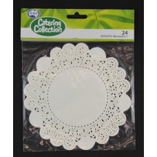 White 6.5in (166mm) Round Doyley P24