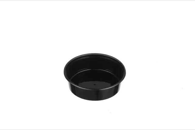 220ml Round Container Black (1000 pcs/carton)