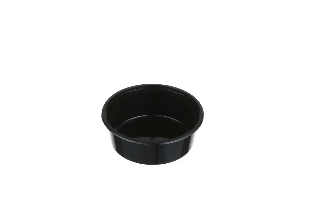 [RB 2801000B] 280ml Round Container Black (1000 pcs/carton)