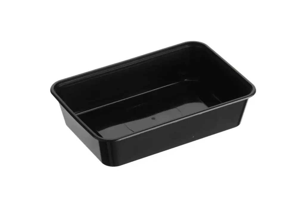 500ml Rectangular Container Black