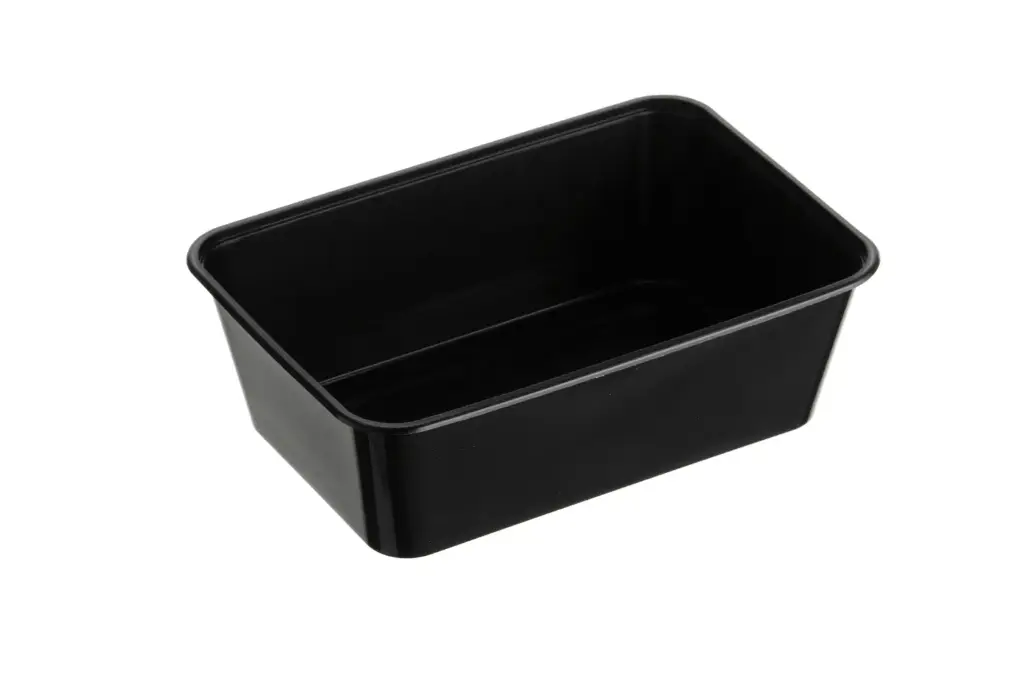 750ml Rectangular Container Black