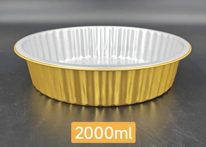 [VFR2000] Velta' (VFR2000) 2000ml Round Foil Containers Ø250*55mm 100's/CTN