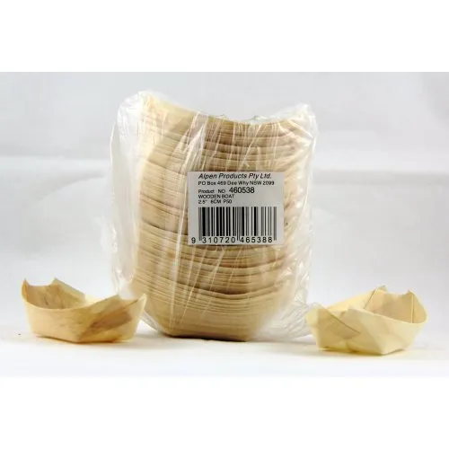 [460538] Wooden Boats 60x45mm (Pk50)