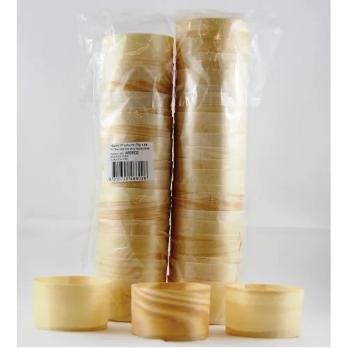 [460602] Wooden Cups 5.5x3.5cm Pack 50