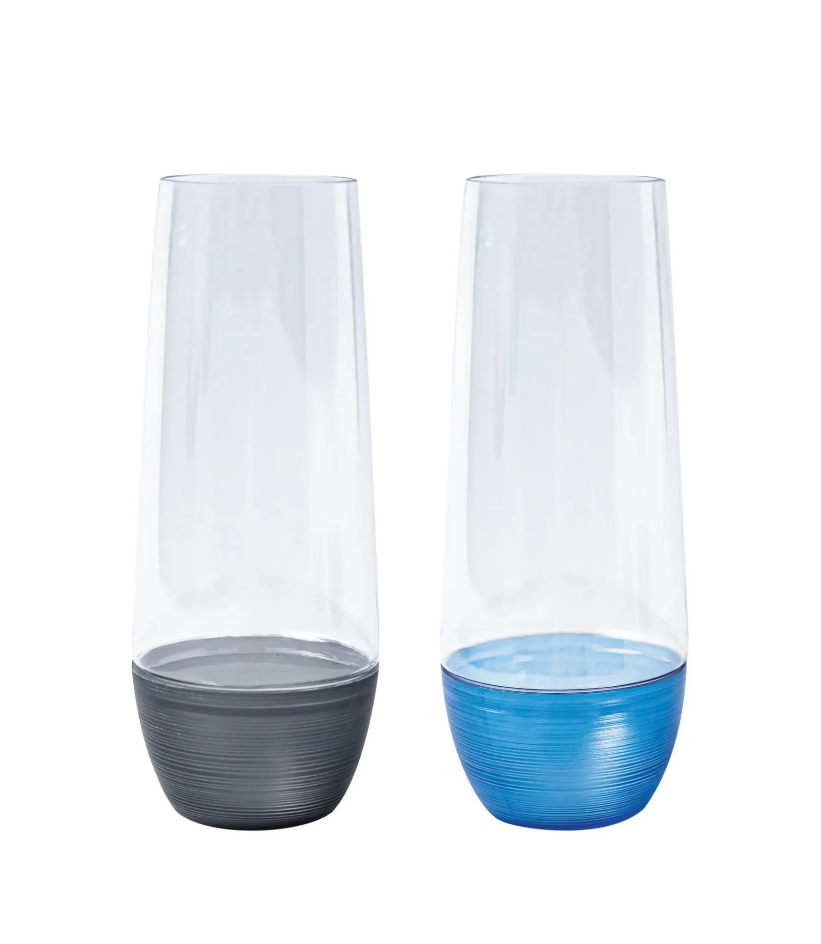 275mL Stemless Champagne Glass Asst Cols Pk1