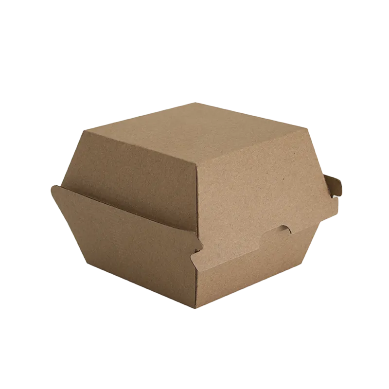 [PBBB-F] PAPER BOARD FSC MIX CREDIT BURGER BOX, 105 X 105 X 85 