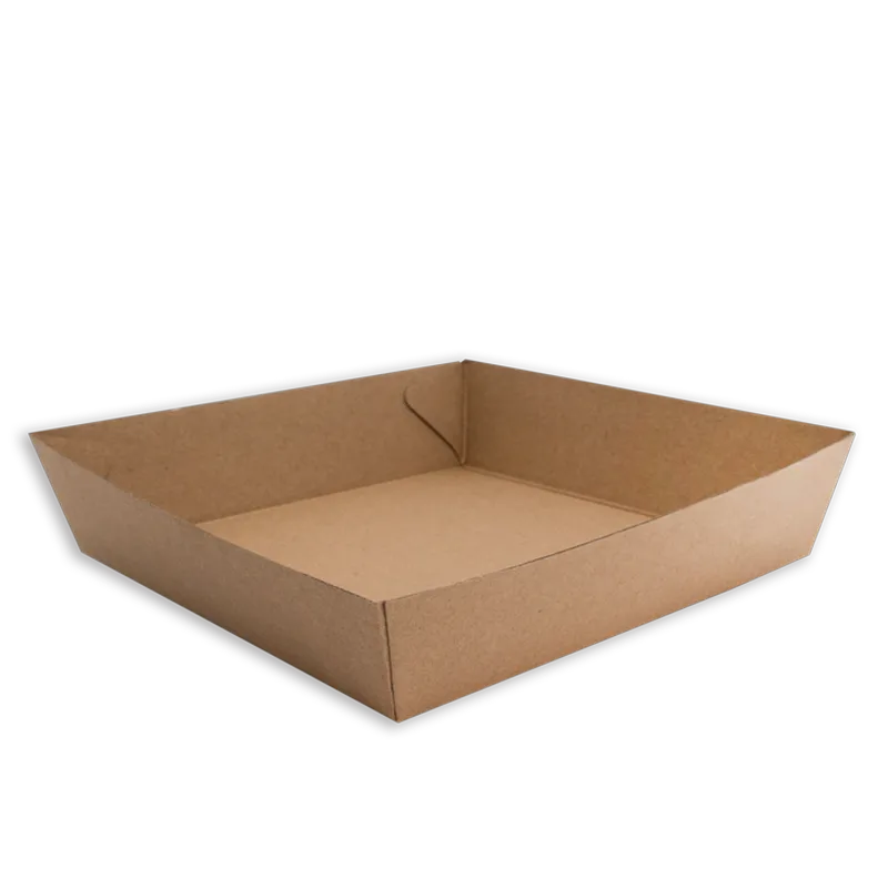 [PBT2] FSC Kraft Board Tray #2 178 x 178 x 45mm