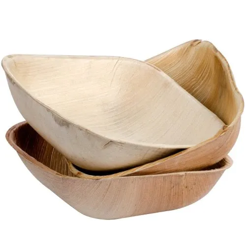 [461231] PALMLEAF SQ. BOWL 5" P10x10