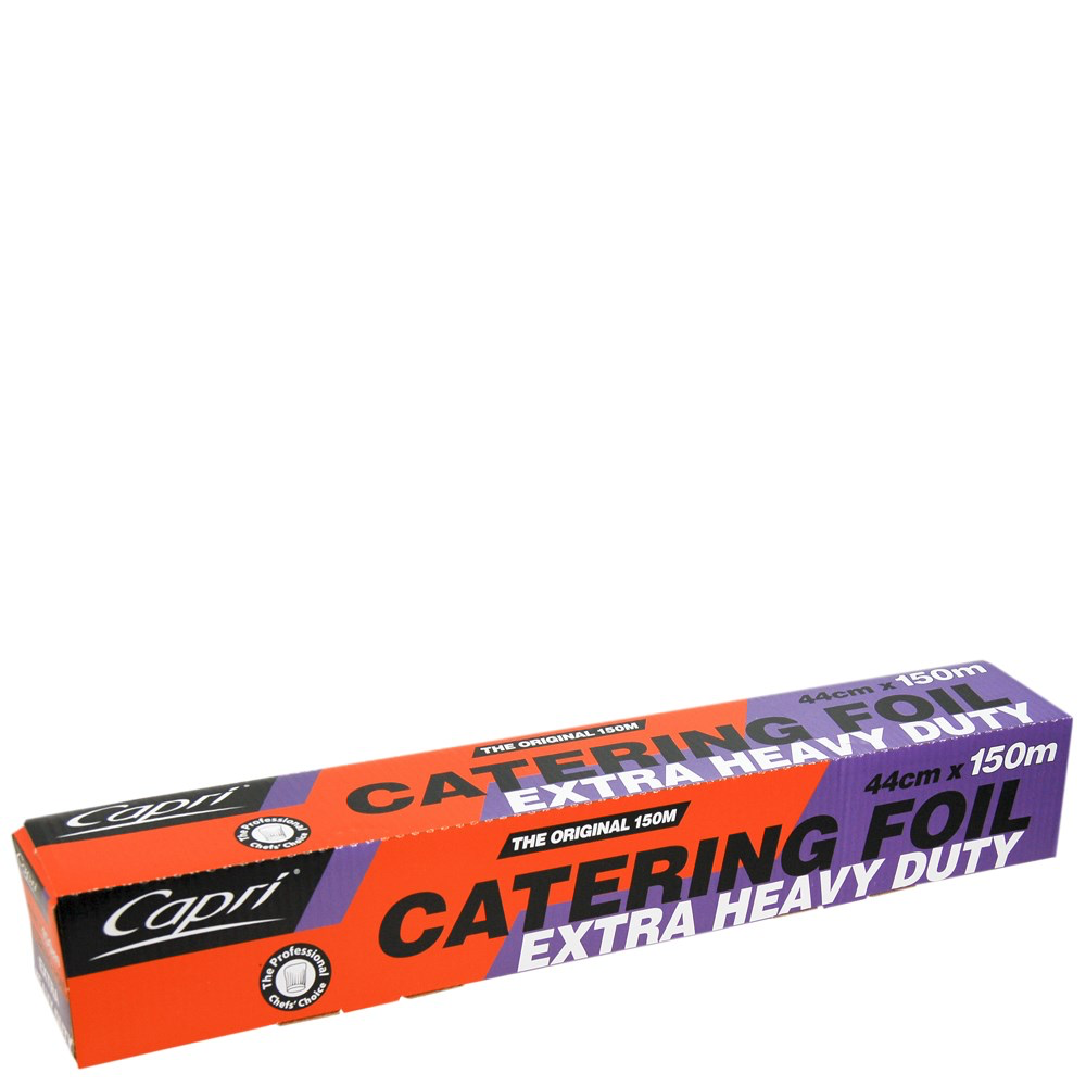 [C-XHDF44] Aluminium Foil Extra Heavy Duty Dispenser Silver 44cm x 150m